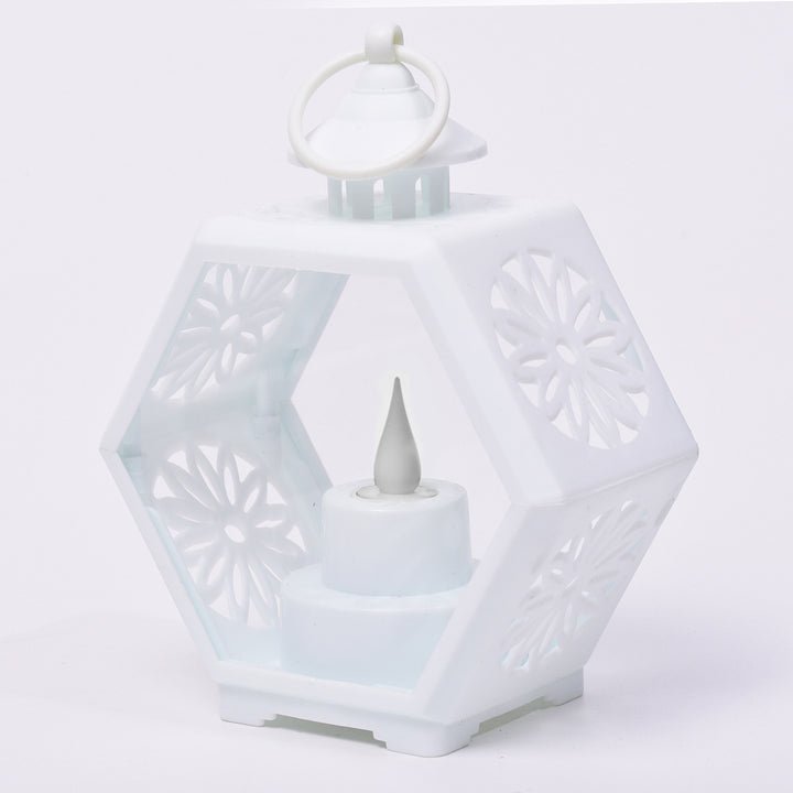 Decorative lantern light in retro style