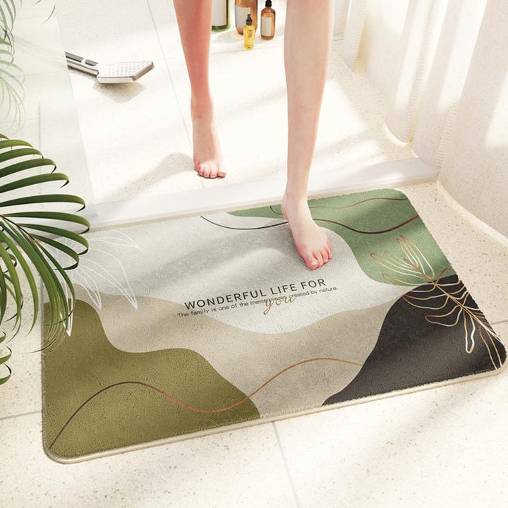 Bath mat, absorbent, washable