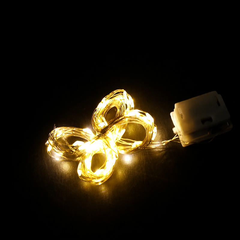 LED string lights with stars for parties and decoration