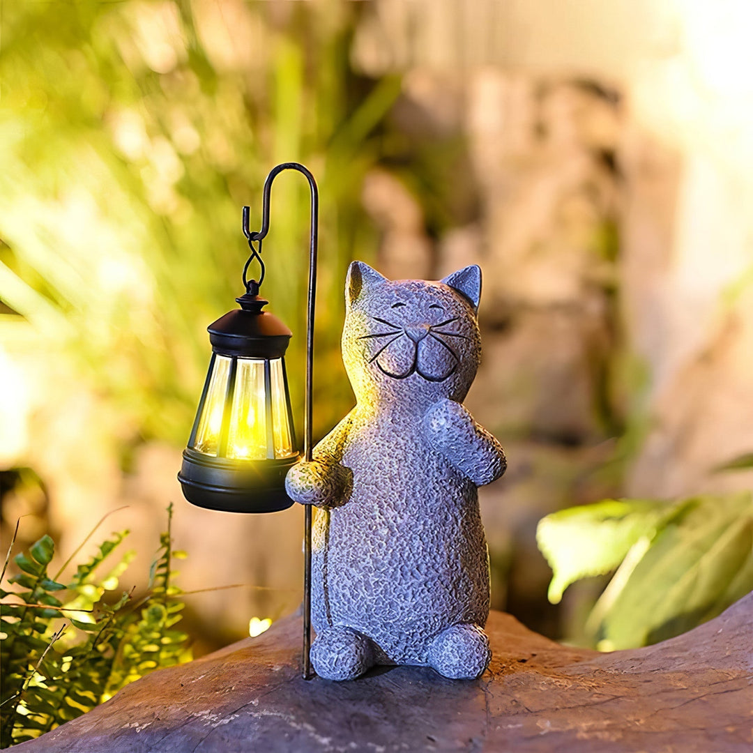BowLift | GlowPaw - Golden Cat with Soft Glow