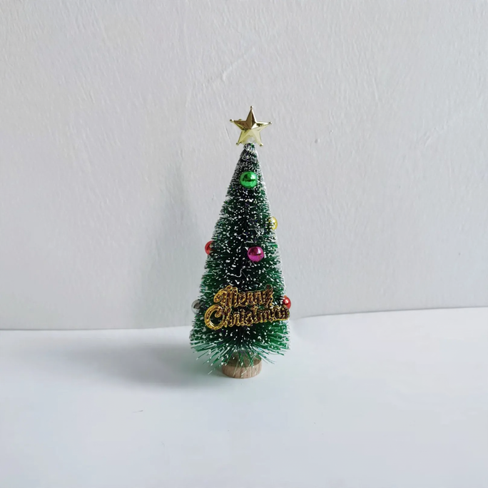 Mini Christmas Tree Set with Pearl Decoration
