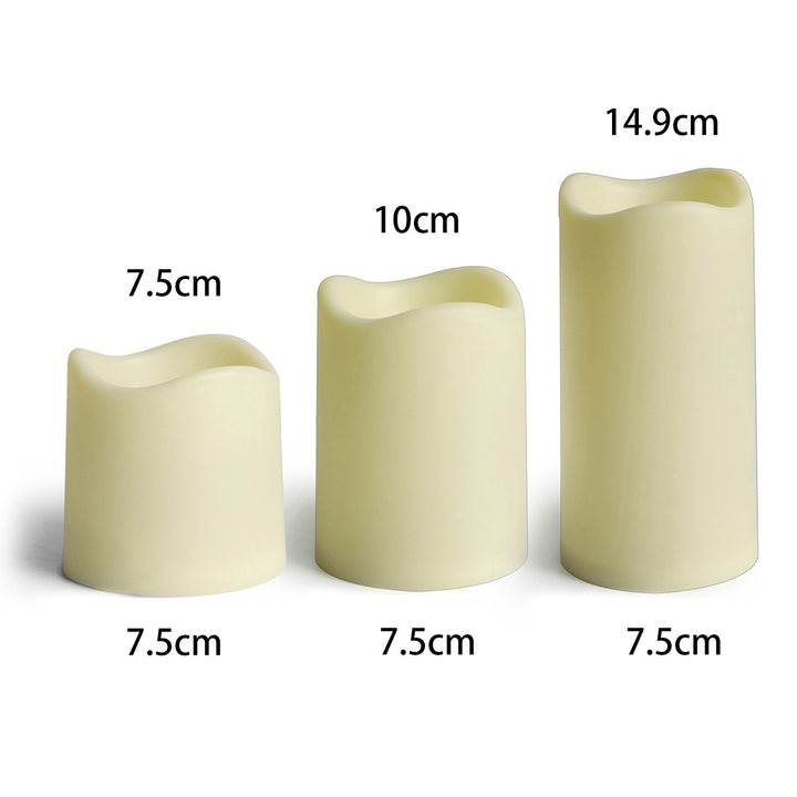 LED Real Wax Look Candle Set with Remote Control