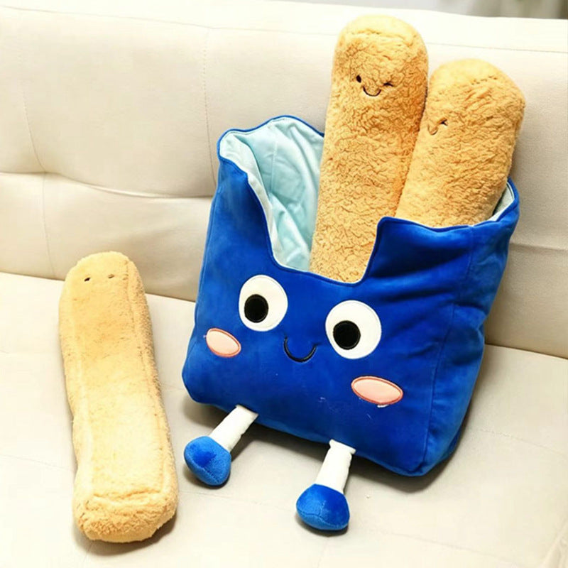 Potato fries cuddle pillow, 40 cm