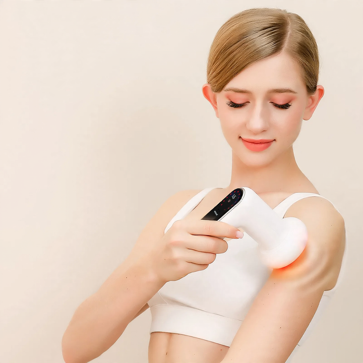 Portable electric massage stick with vibration