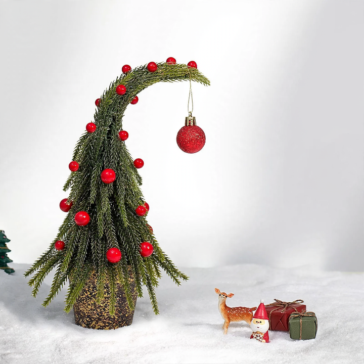 Mini Christmas tree, PVC, table decoration
