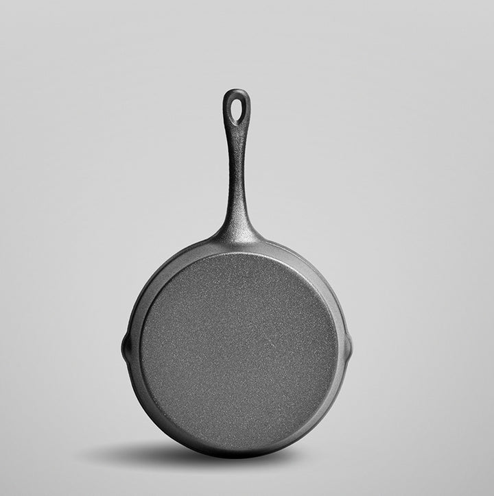 Cast iron pan, flat bottom