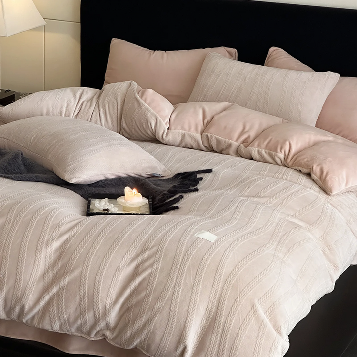 Fleece bedding, 4-piece, anti-static, Winter