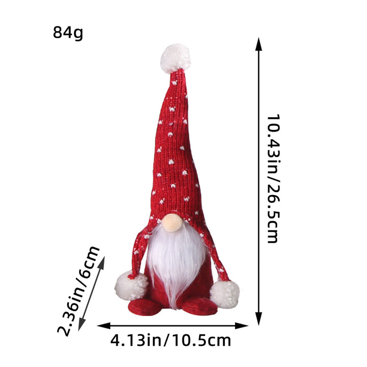 Gnome with knitted hat and pompom