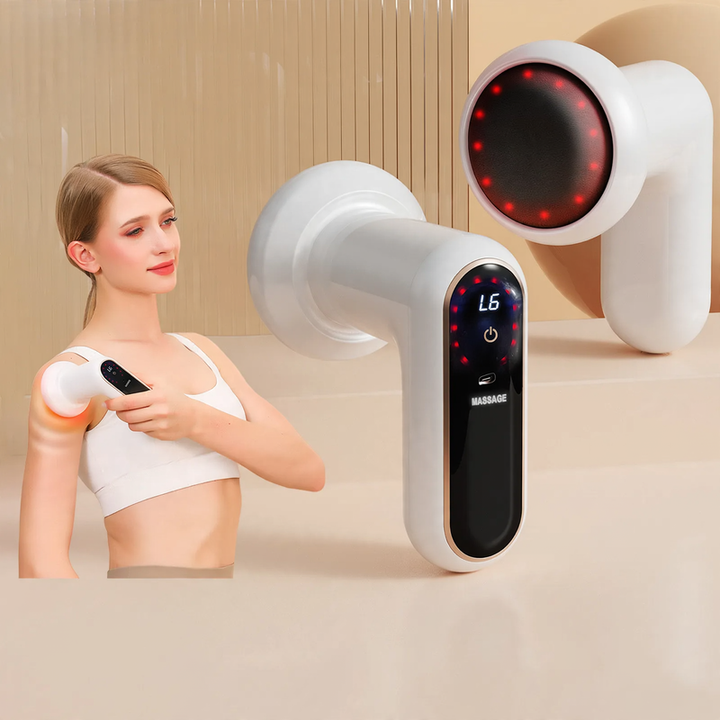 Portable electric massage stick with vibration
