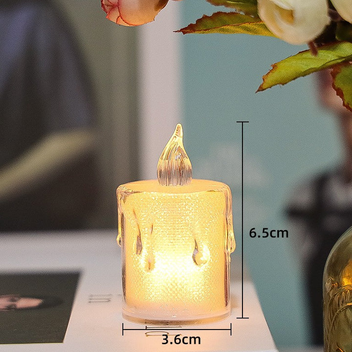 LED Cylinder Candle for Romantic Occasions