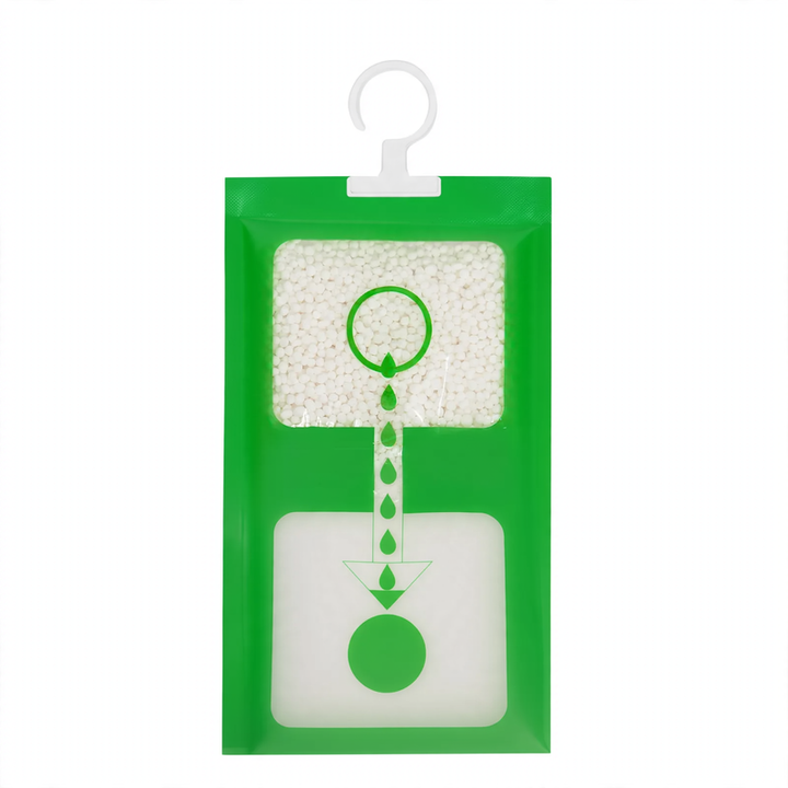 Moisture absorber bags for the household