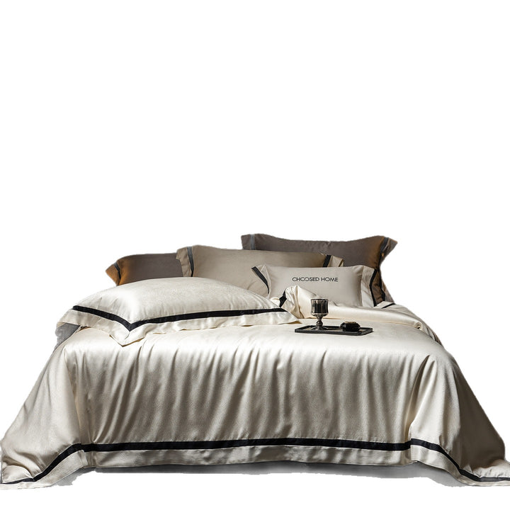 Long staple cotton bedding set, 4-piece, 100s