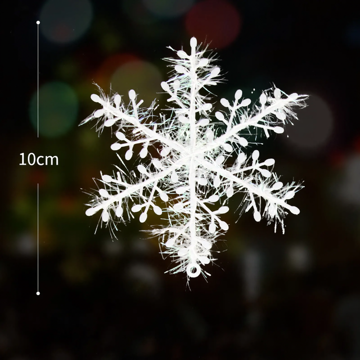 Decorative Christmas hangers with snowflakes and reindeer