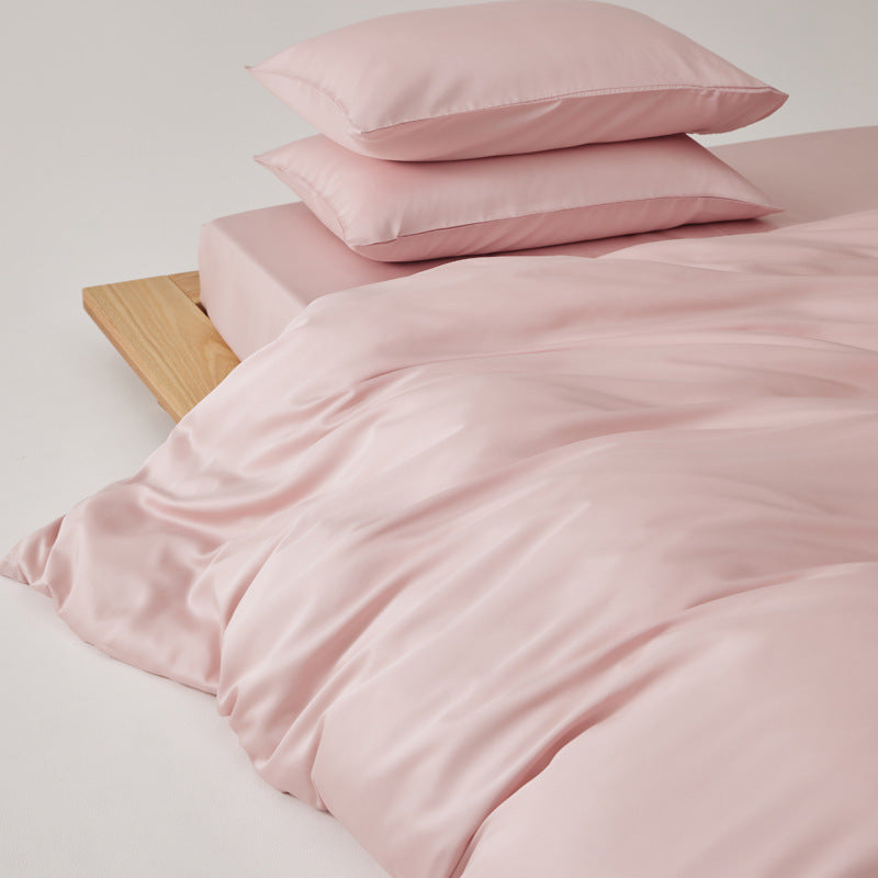 Bedding set, 4-piece, Lyocell, Solid color