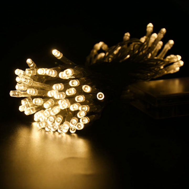 LED string lights, battery-operated or USB, 5 meters
