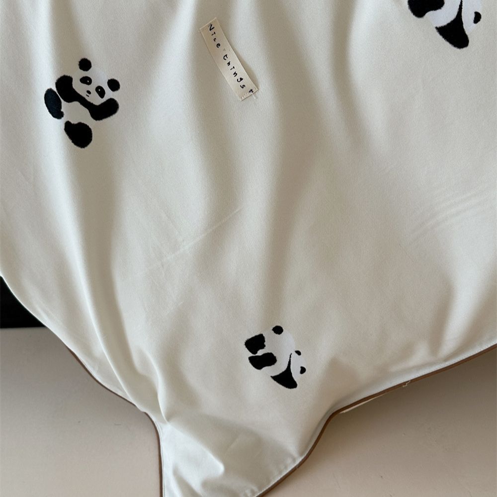 Bedding set made of brushed cotton, cartoon design