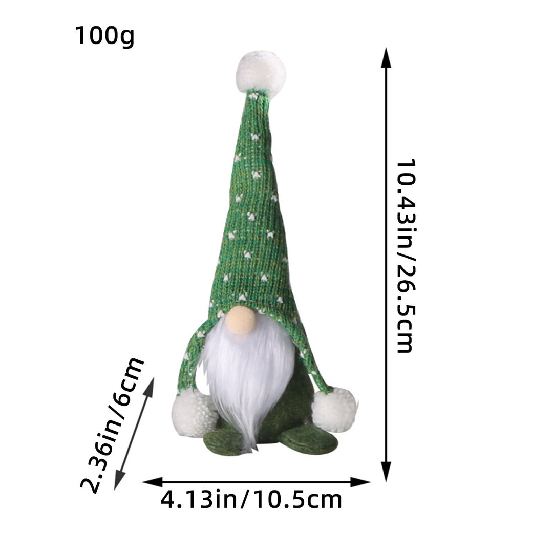 Gnome with knitted hat and pompom
