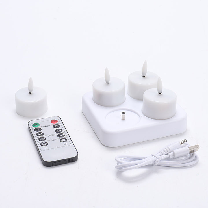 LED mood lights in retro design with remote control
