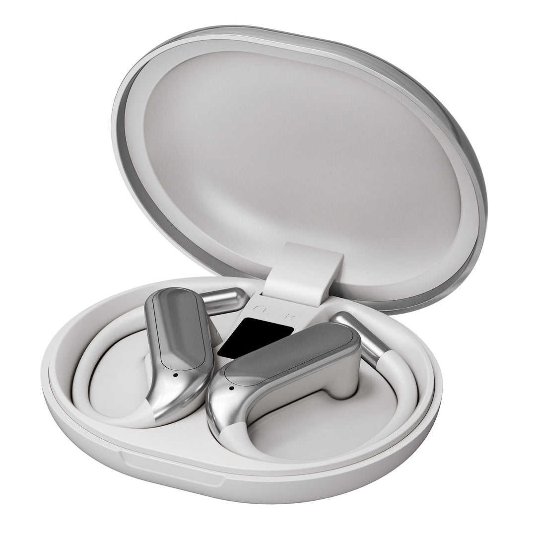 Earhook earbuds with Bluetooth 6.0 and display