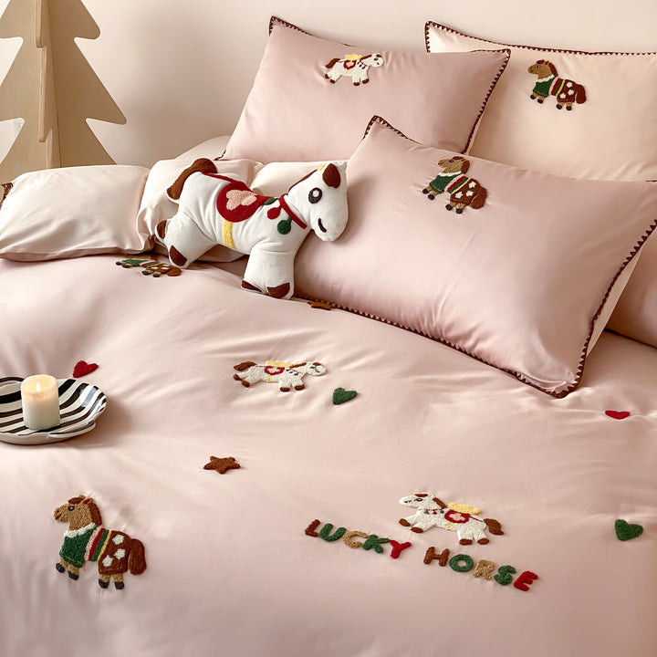 Cotton bedding set, cartoon pattern