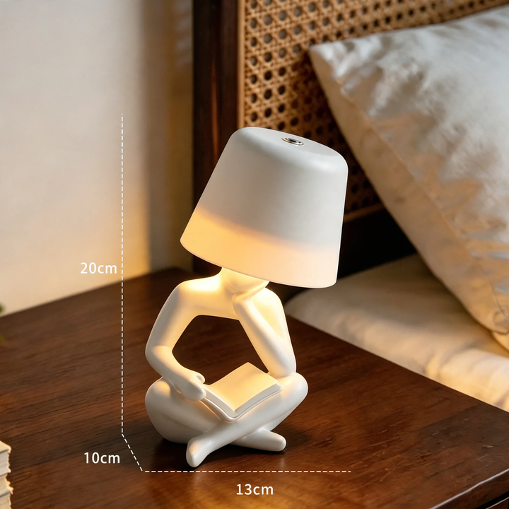 Abstract Reading Figure Table Lamp