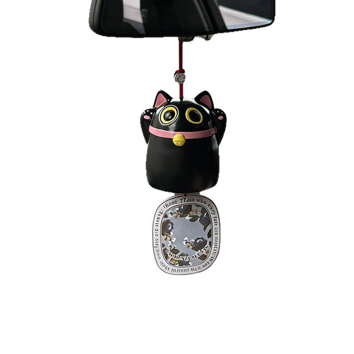 Car fragrance hanger, cat design, plastic