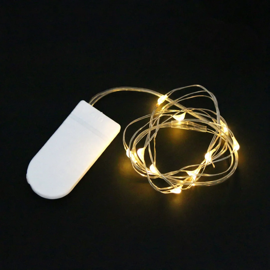 LED Copper Wire String Lights with Battery Box
