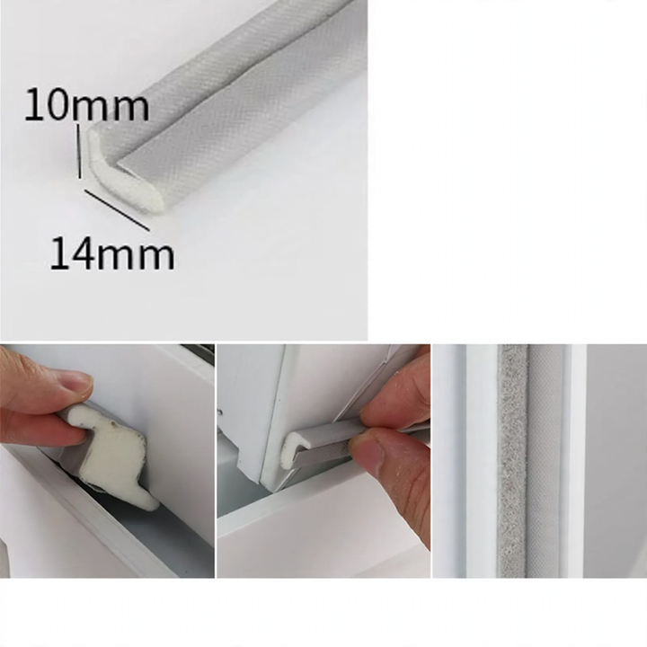 Z-profile sealing set for sliding window