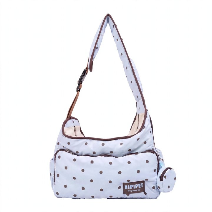 Pet backpack made of cotton fabric, portable