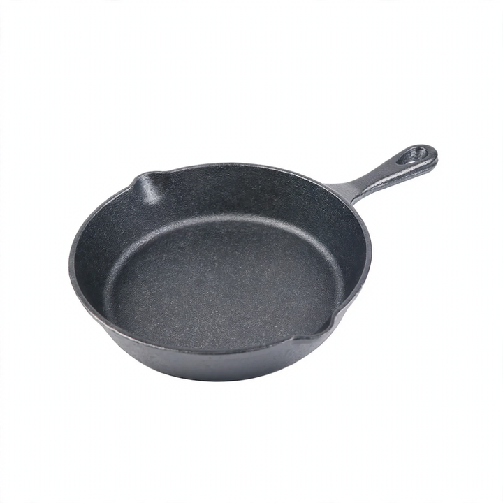 Cast iron pan, flat bottom