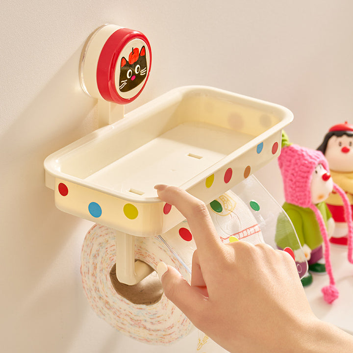 Suction Cup Toilet Paper Holder, modern design