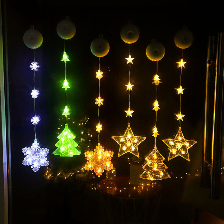 LED Christmas suction light for window
