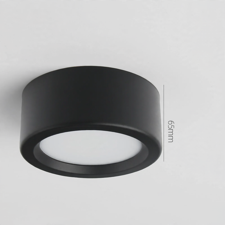 LED surface mount light, round, 15 W, various colors