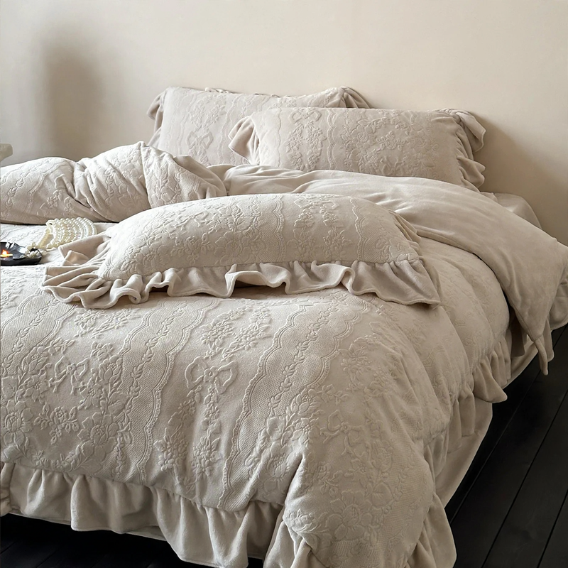 Milk fiber bedding set, 4-piece, winter quality
