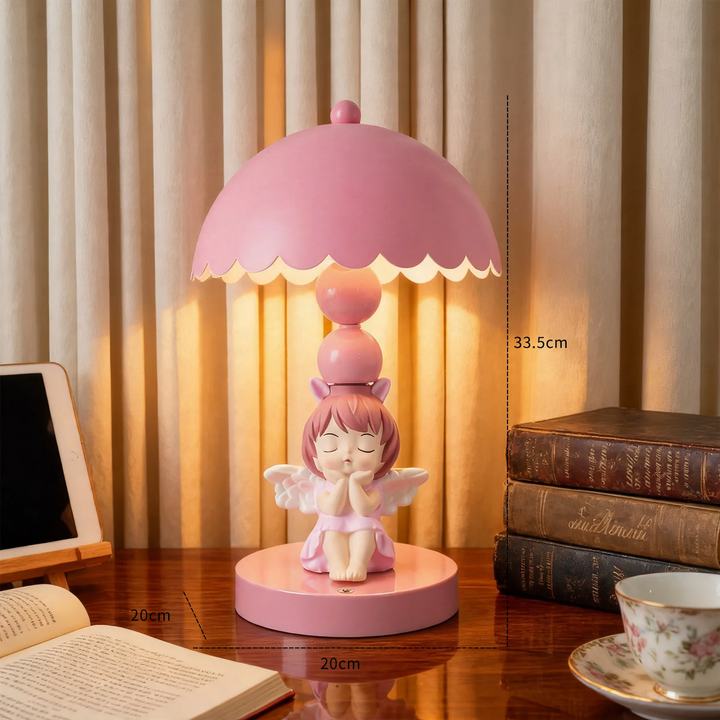 Rosa Angel-Table Lamp with Color Change, Touch Control