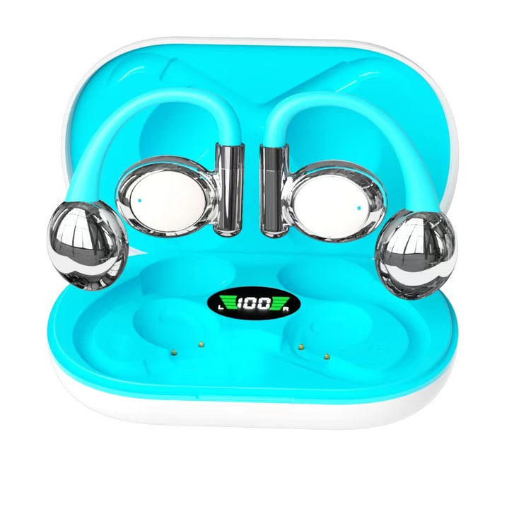 Open Bluetooth headphones with ear hook, noise cancellation