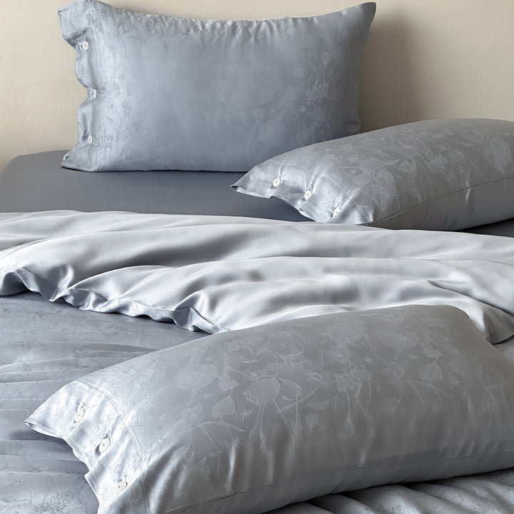Lyocell bedding set, 4-piece, cooling