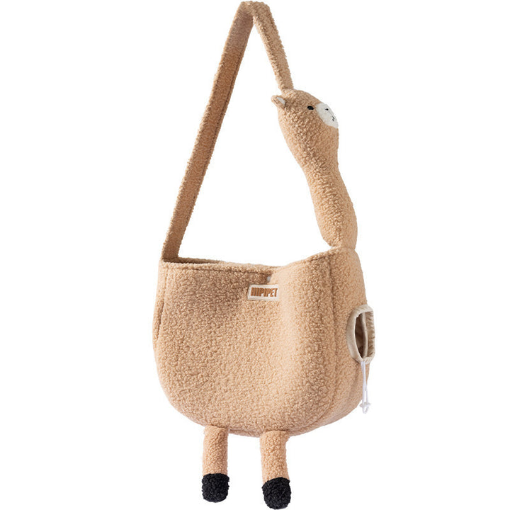 Heating pet carrier in animal figure shape