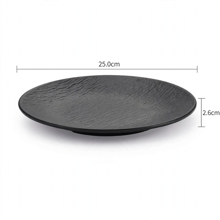 Flat plate, melamine, round, 20–28 cm