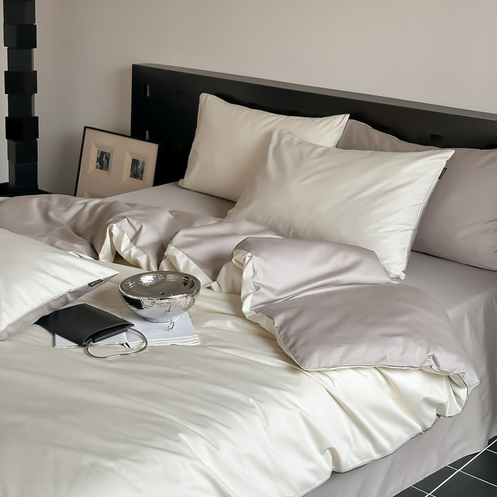 Long staple cotton bedding set, 4-piece, velvet
