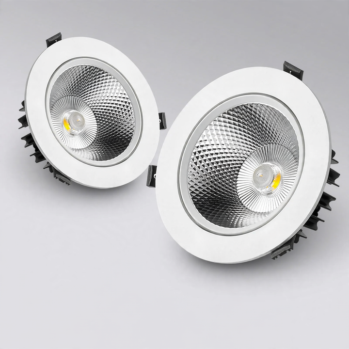 LED recessed light, eye protection, dimmable
