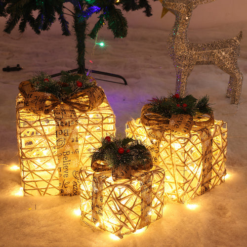 LED Gift Box Set, 3-piece