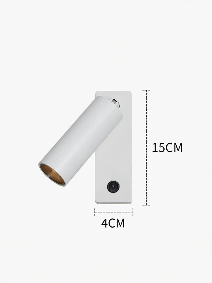 Modern full-spectrum wall lamp with rotational function