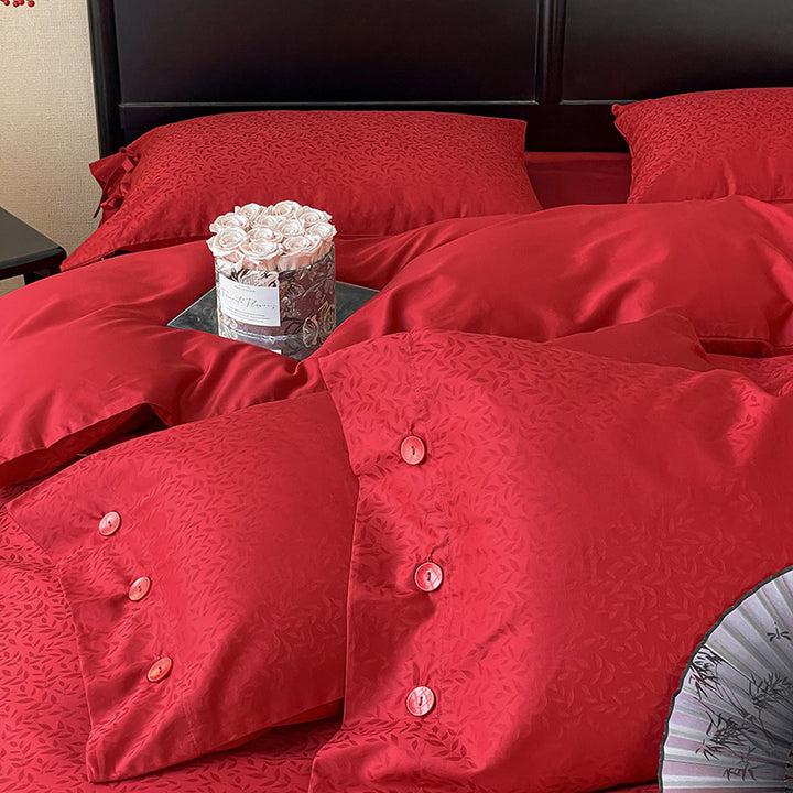 Long-staple cotton bedding for weddings