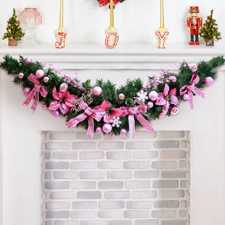 Decorative Christmas hangers with snowflakes and reindeer