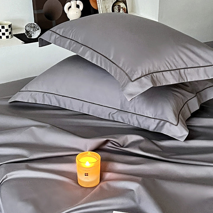 Pillowcase set made of long-staple cotton, 48x74 cm