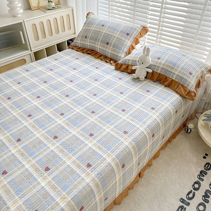 Cotton bedspread, 1.5 m, reinforced