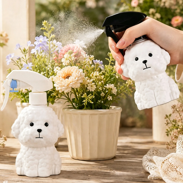 Plant pressure sprayer, dog shape