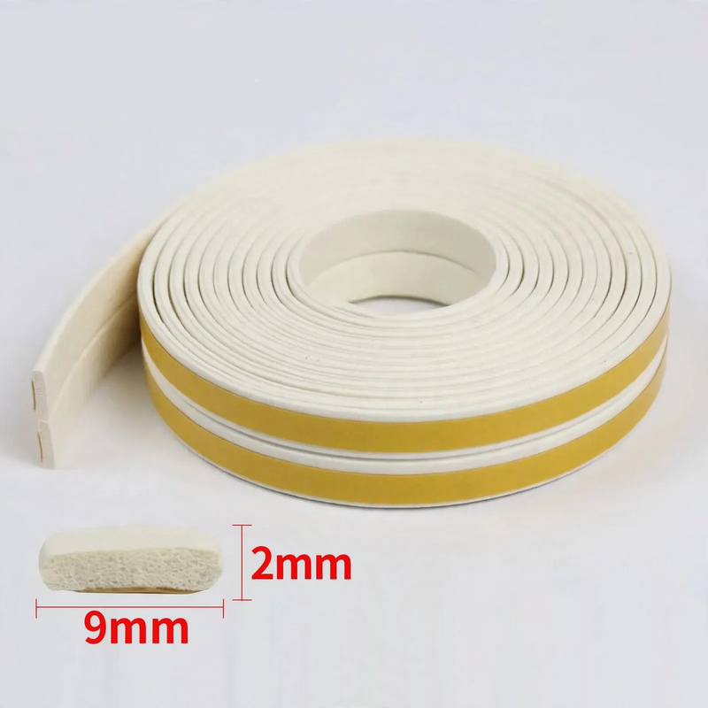 Rubber sealing tape for doors and windows, foam