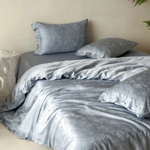 Lyocell bedding set, 4-piece, cooling